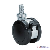 東海キャスター　A60N10SBL-19　双輪キャスター
