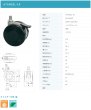 画像2: 東海キャスター　A75N3SL-19　双輪キャスター (2)
