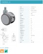 画像2: 東海キャスター　F050N3SL-14　双輪キャスター (2)