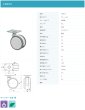 画像2: 東海キャスター FZW75 双輪キャスター (2)