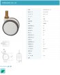画像2: 東海キャスター　MBW60N10L-22　双輪キャスター (2)
