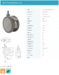 画像2: 東海キャスター　SUS-TEA100N12SL-22　双輪キャスター (2)