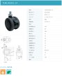 画像2: 東海キャスター　TE60JN10SL-14　双輪キャスター (2)