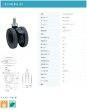 画像2: 東海キャスター　TE75N16SL-25　双輪キャスター (2)