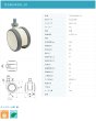 画像2: 東海キャスター　TEC60JN10L-14　双輪キャスター (2)