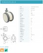 画像2: 東海キャスター　TEC60JN12P1.25L-14　双輪キャスター (2)