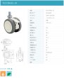 画像2: 東海キャスター　TEC75N3SL-19　双輪キャスター (2)