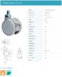 画像2: 東海キャスター　TF50N12SP1.25L-14　双輪キャスター (2)