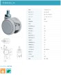 画像2: 東海キャスター　TF50N3SL-14　双輪キャスター (2)