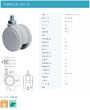 画像2: 東海キャスター　TF60N12P1.25L-14　双輪キャスター (2)