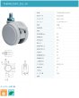 画像2: 東海キャスター　TF60N12SP1.25L-14　双輪キャスター (2)