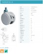 画像2: 東海キャスター　TF60N4SP20L-16　双輪キャスター (2)