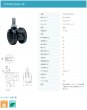 画像2: 東海キャスター　TY40N12SBL-40　双輪キャスター (2)